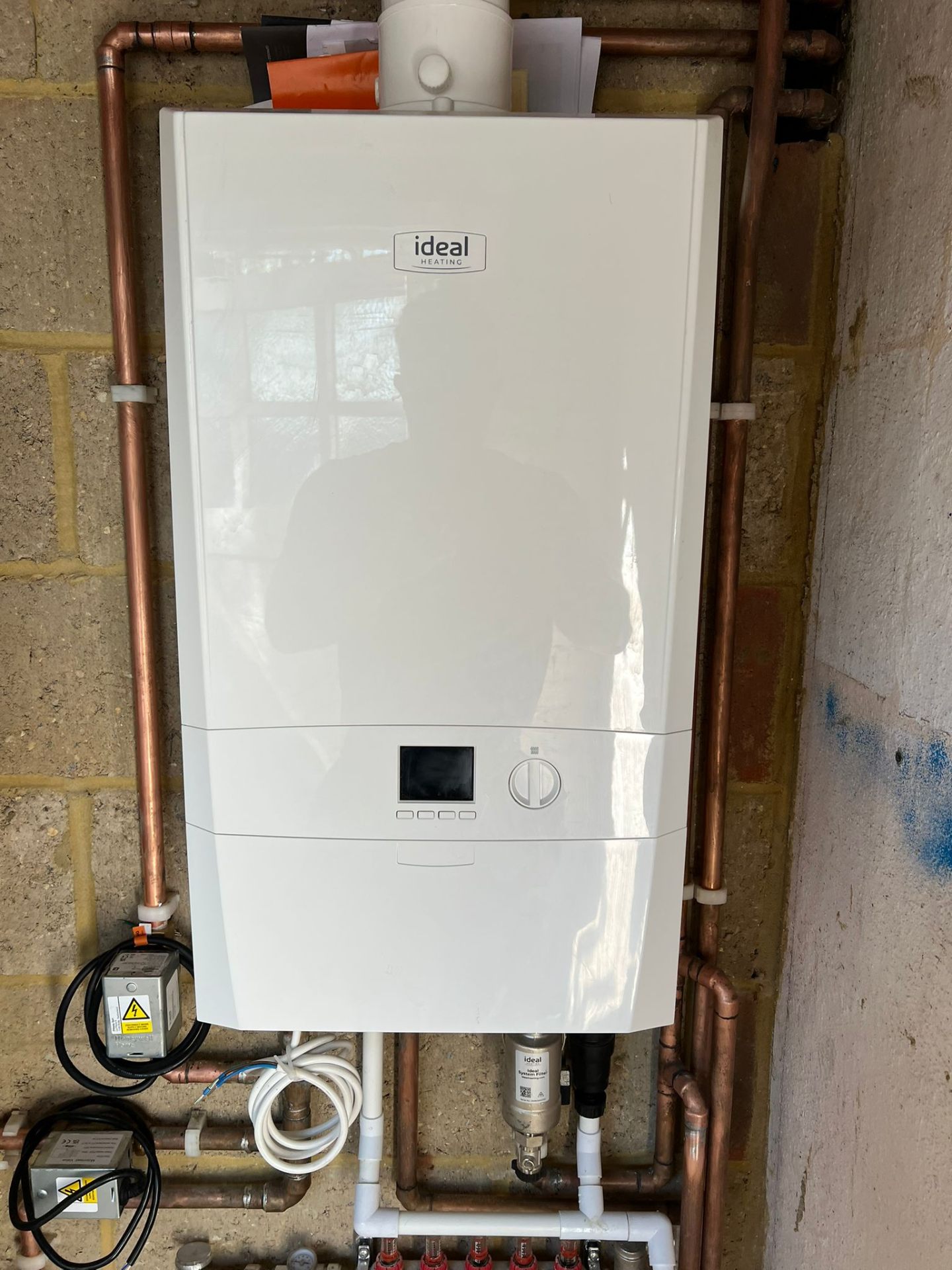 Ideal heating boiler installation, Essex